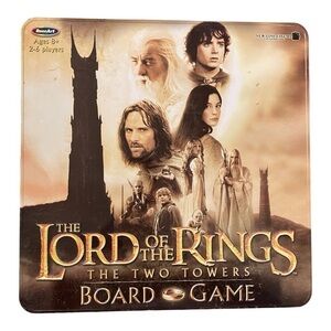 The Lord of the Rings The Two Towers Board Game RoseArt (Metal)